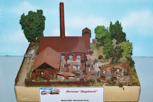 Diorama Ziegelwerk