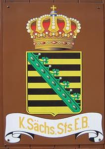 Wappen der Königlich Sächsischen Staatseisenbahnen