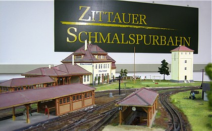 Bahnhof Ziitau Vorstadt an der Zittauer Schmalspurbahn