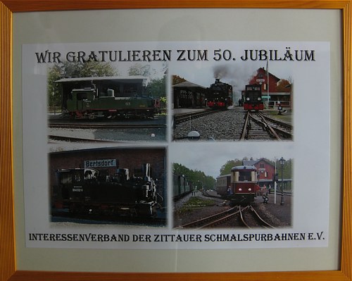 Fotomontage vom Interessenverband der Zittauer Schmalspurbahnen