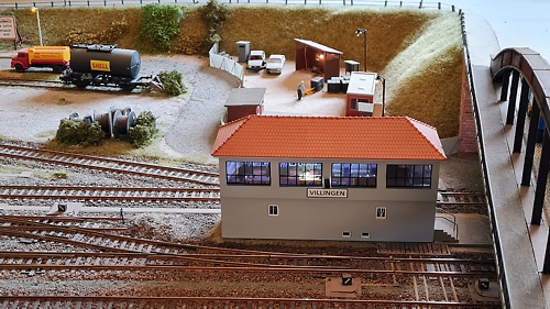 Modell vom Stellwerk 2 Modell vom Stellwerk 2